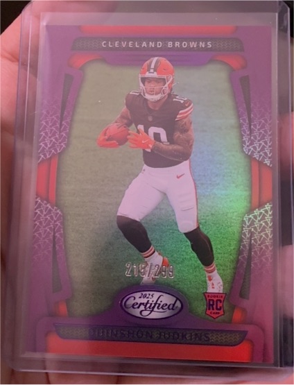 2025 Panini Certified #213 Quinshon Judkins — front