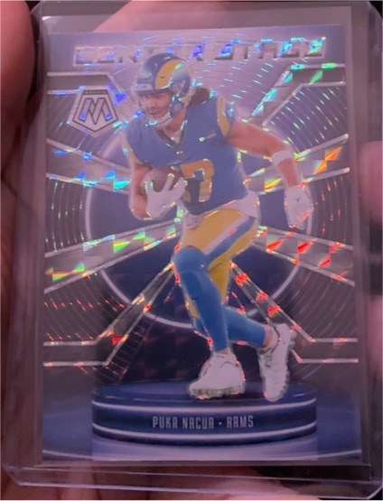 2025 Panini Mosaic #28 Puka Nacua — front
