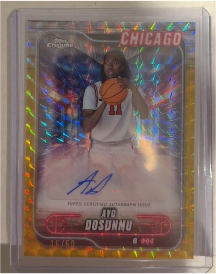 2024-25 Topps Chrome #TCA-ADO Ayo Dosunmu — front