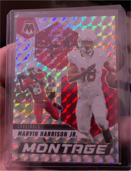 2021 Panini Mosaic #MONTAGE Marvin Harrison Jr. — front