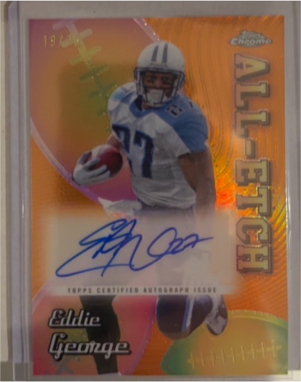 2024 Topps Chrome All-Etch #CAE-EG Eddie George — front