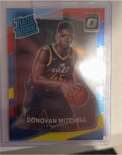 2017-18 Donruss Optic #188 Donovan Mitchell — front