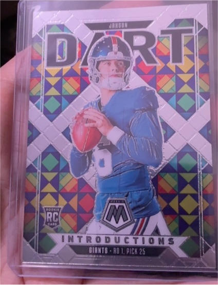 2025 Panini Mosaic #2 Jaxson Dart Rookie Introductions — front