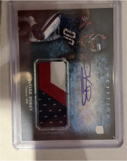2012 Topps Inception #AJP-DP DeVier Posey — front