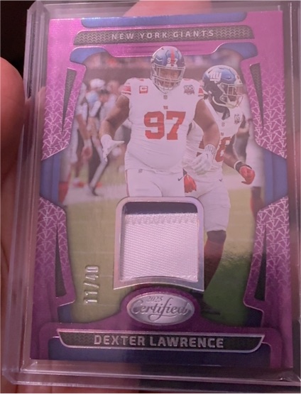 2023 Panini Certified #97 Dexter Lawrence — front