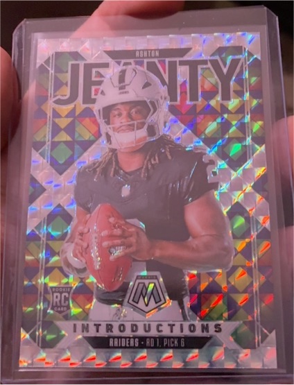 2025 Panini Mosaic #3 Ashton Jeanty Rookie Introductions — front