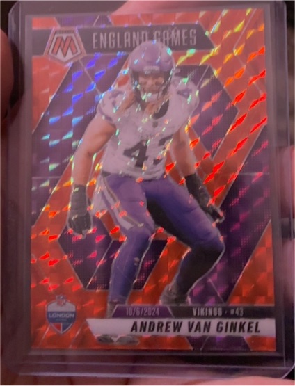 2024 Panini Mosaic England Games #10/61 Andrew Van Ginkel — front