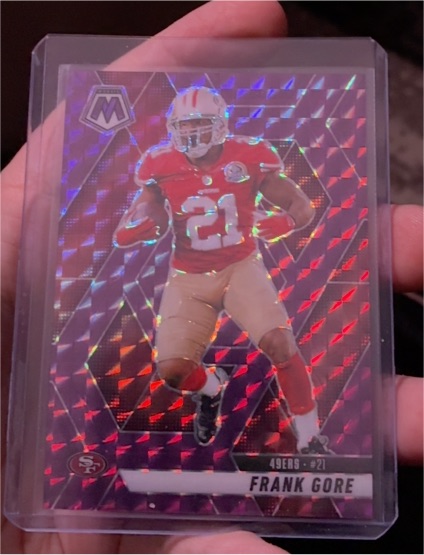 2020 Panini Mosaic #21 Frank Gore — front