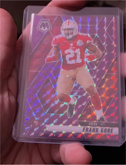 2020 Panini Mosaic #21 Frank Gore — front