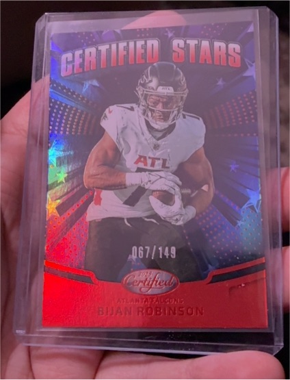 2025 Panini Certified #CST-BRN Bijan Robinson — front