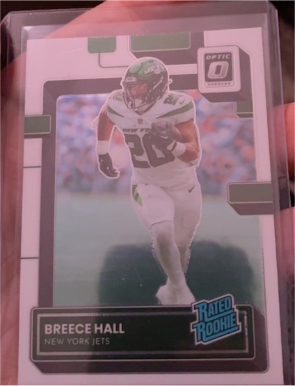 2022 Donruss Optic #214 Breece Hall — front