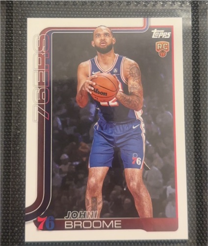 2025-26 Topps #235 Johni Broome — front