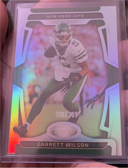 2025 Panini Certified #100 Garrett Wilson — front