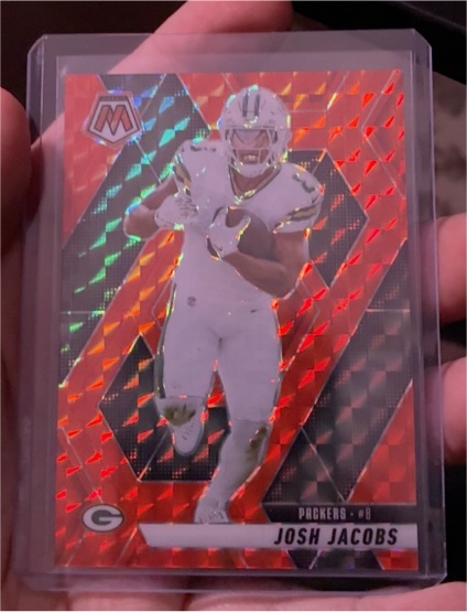 2025 Panini Mosaic #8 Josh Jacobs — front