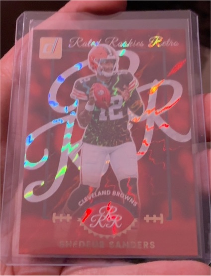 2025 Panini Donruss Rated Rookie Retro #11 Shedeur Sanders — front