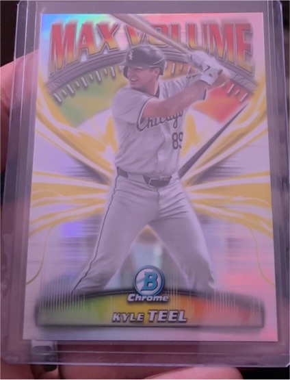 2025 Bowman Chrome #MV-2 Kyle Teel Max Volume — front