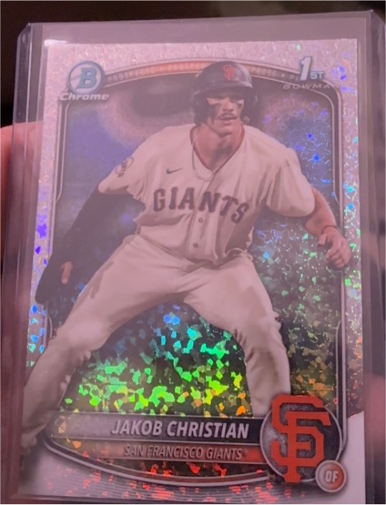 2025 Bowman Chrome #BCP-157 Jakob Christian — front