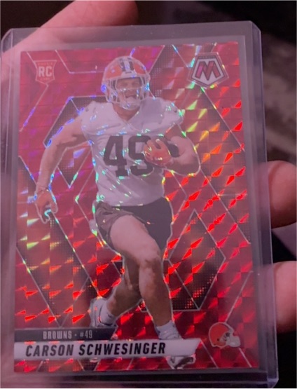 2024 Panini Mosaic #48 Carson Schwesinger — front
