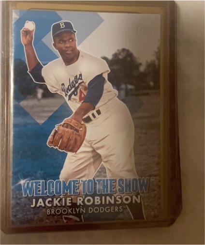 2022 Topps #WTTS-1 Jackie Robinson Welcome to the Show — front