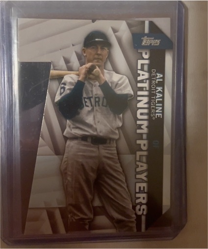 2021 Topps Platinum Players Die-Cut #PDC-62 Al Kaline — front