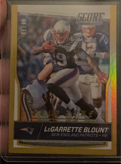 2016 Score #191 LeGarrette Blount — front