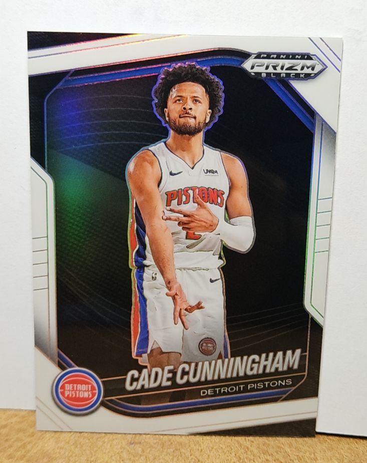 2024-25 Panini Prizm Black #8 Cade Cunningham — front