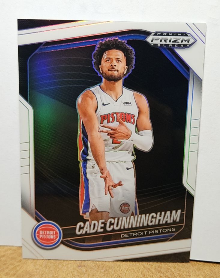 2024-25 Panini Prizm Black #8 Cade Cunningham — front