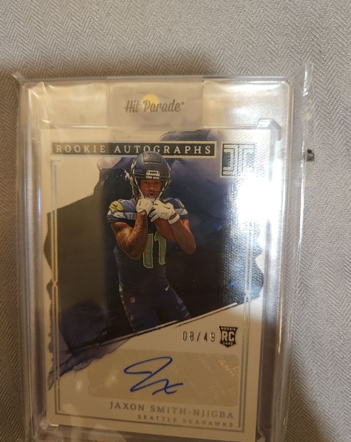 2022 Panini Hit Parade Rookie Autographs #08 Jaxon Smith-Njigba — front