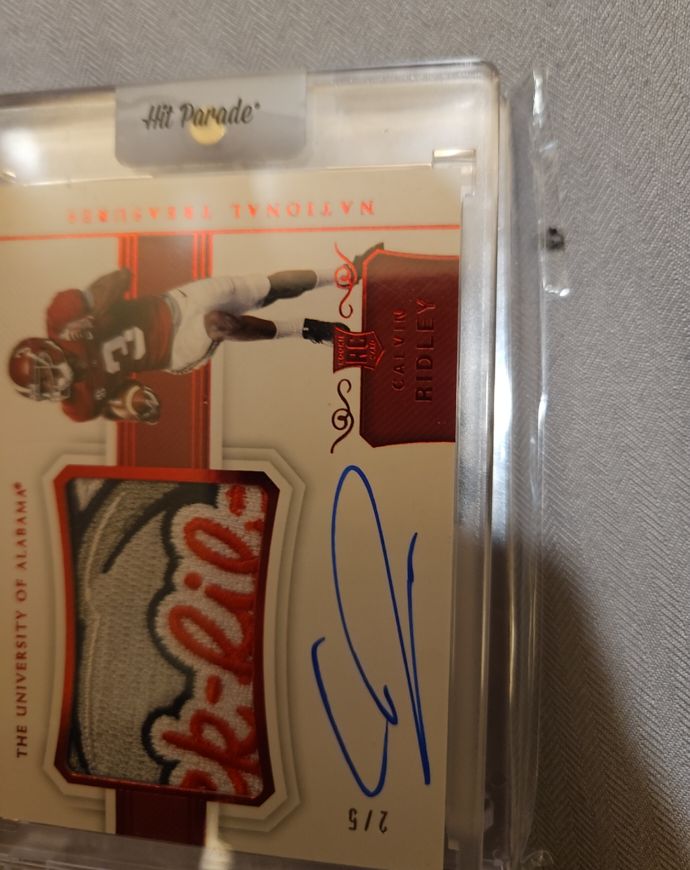 2020 Panini National Treasures #2 Calvin Ridley — front