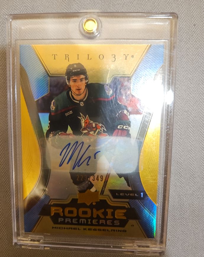 2023-24 Upper Deck Trilogy Level 1 Rookie Premieres #Michael Kesselring — front