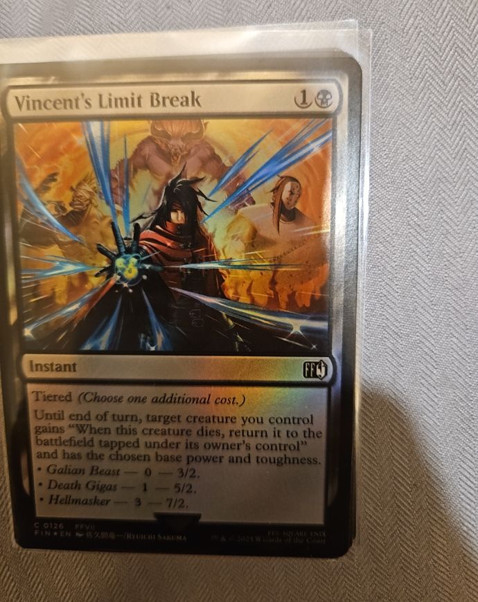 2025 Final Fantasy #126 Vincent's Limit Break — front