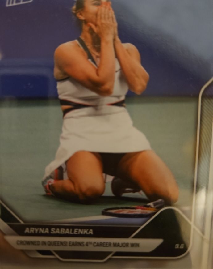 2025 Topps Now Tennis #TN-AS Aryna Sabalenka — front