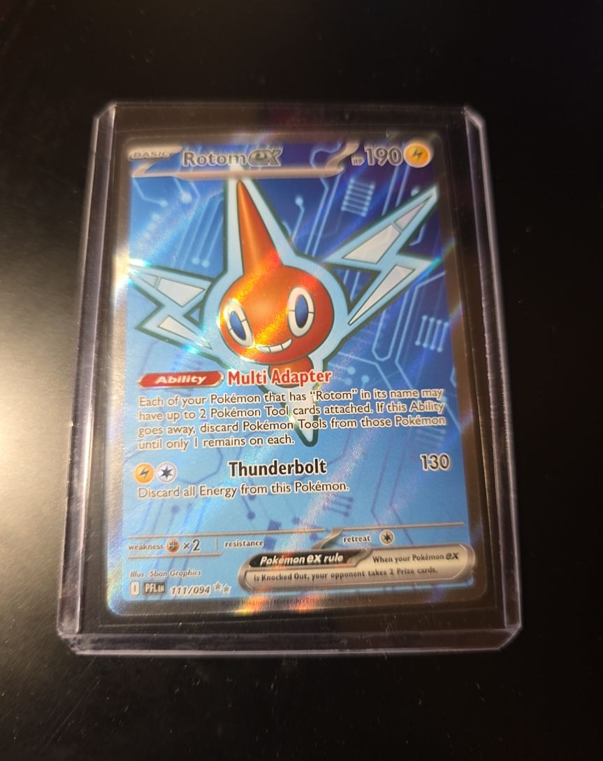2025 Pokemon Phantasmal Flames #111/094 Rotom ex — front