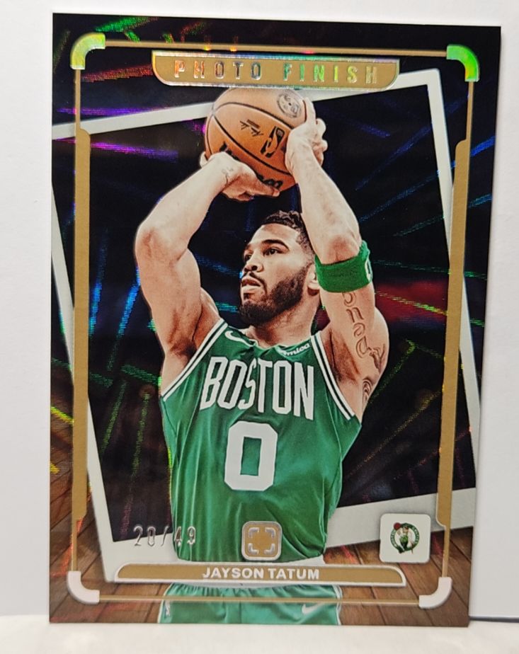 2024-25 Panini Photogenic Photo Finish #15 Jayson Tatum — front