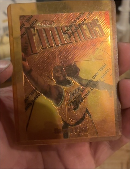 1997 Topps Finest #50 Shaquille O'Neal Finishers — front