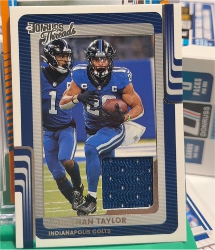 2025 Donruss Threads #DTH-JTR Jonathan Taylor — front