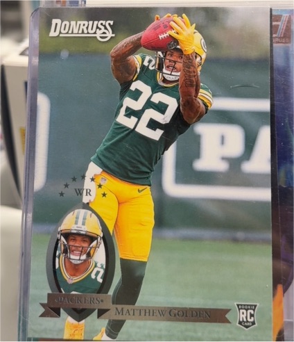 2025 Donruss #7 Matthew Golden Retro 1995 — front