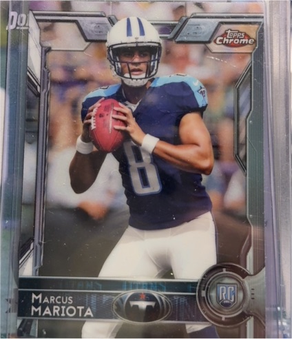 2015 Topps Chrome #150 Marcus Mariota — front