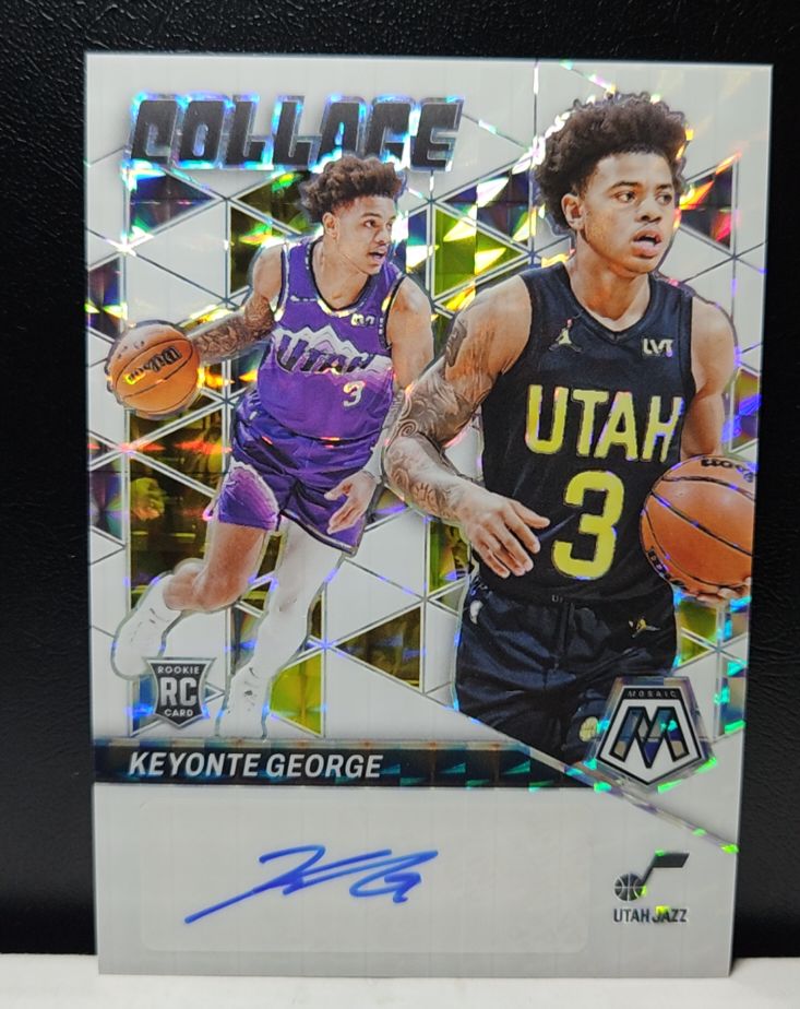 2023-24 Panini Mosaic Collage #RC Keyonte George — front