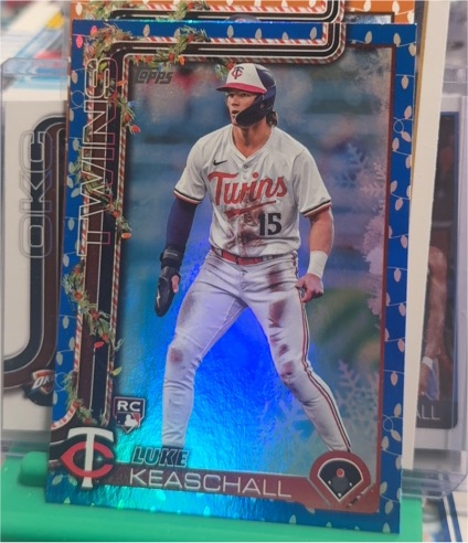 2025 Topps Holiday #H189 Luke Keaschall — front