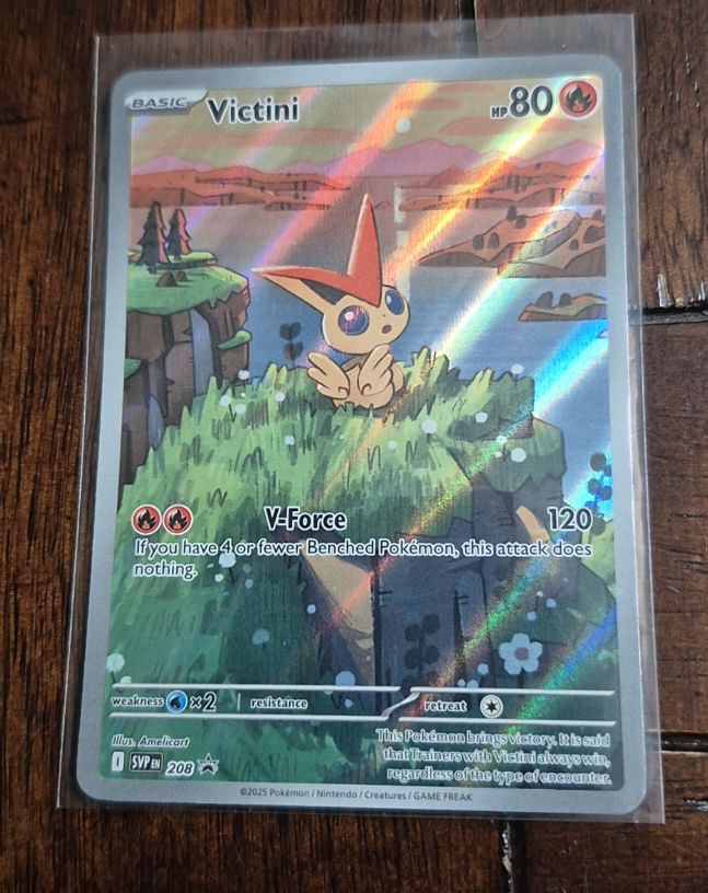 2025 Pokémon SV: Scarlet & Violet Promo #208 Victini — front