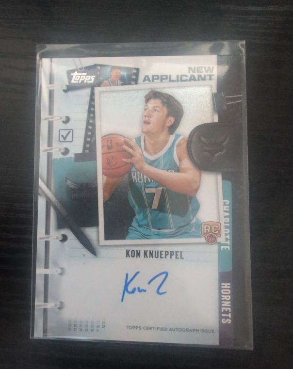 2025 Topps New Applicant #NA-KK Kon Knueppel — front