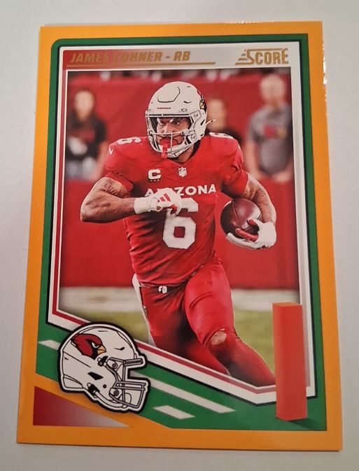 2025 Panini Score #114 James Conner — front