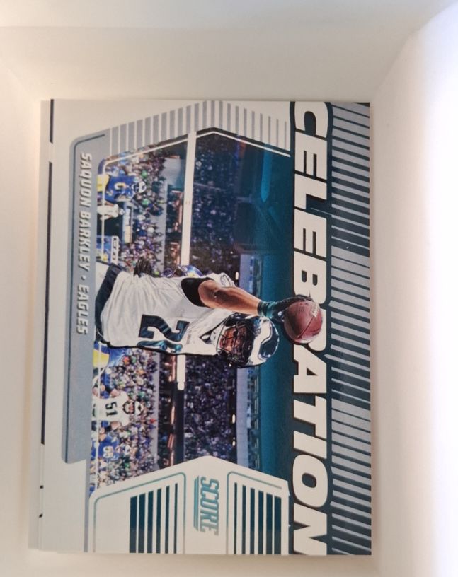 2025 Panini Score Celebration #C-SBA Saquon Barkley — front