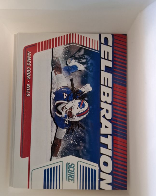 2025 Panini Score Celebration #C-JCO James Cook — front