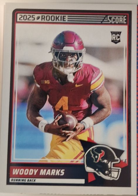 2025 Score #43 Woody Marks — front