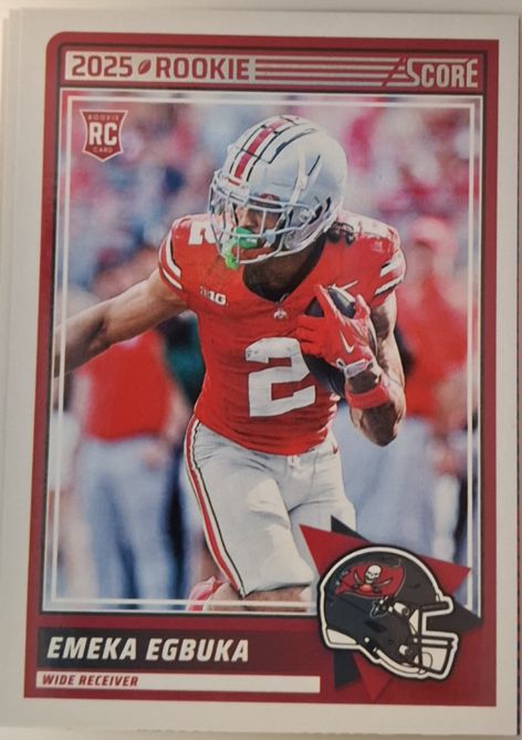 2025 Panini Score #2 Emeka Egbuka — front