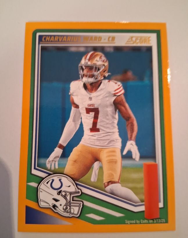2025 Panini Score #147 Charvarius Ward — front