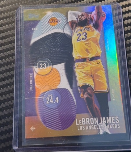 2025-26 Topps Basketball #SA-1 LeBron James Sole Ambition SSP Case Hit — front