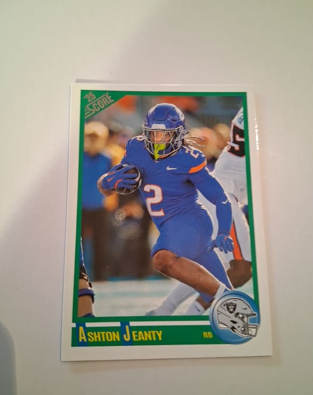 2025 Score #1 Ashton Jeanty — front